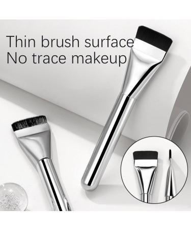 Flat Foundation Brush - Streak-Free Liquid Makeup Applicator | Soft Bristles for Natural Finish - Buy Online on SooperMarket.com