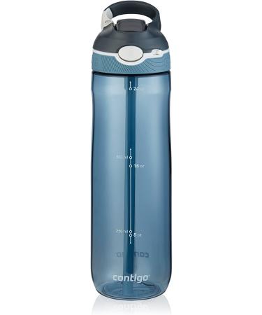 Contigo Autospout Straw Ashland Water Bottle 24 oz 3-Pack - Stormy Weather, Vibrant Lime, Monaco - Buy Online on SooperMarket.com