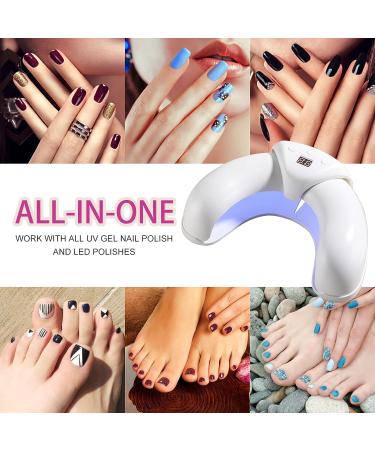 BS-MALL Gel UV LED Nail Lamp 36W with 3 Timer Settings and Scalable Design - Buy Online on SooperMarket.com
