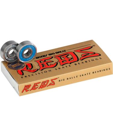 Bones Big Balls Reds Skateboard Bearings 8 Pack