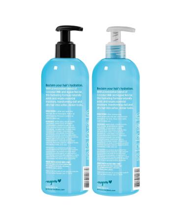 Not Your Mother's Naturals Frizz Control Shampoo & Conditioner Set - Sulfate-Free Coconut Milk & Agave - 15.2 fl oz - International Shipping Available - Buy Online on SooperMarket.com