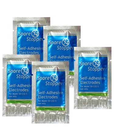caigou 5pcs Self-adhensive Electrodes Replacement Pad for Intelligent Snore Stopper Infrared Ray Detects Wristband