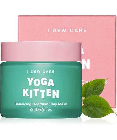 I Dew Care Yoga Kitten Heartleaf Clay Mask - Balancing Skincare 2.53 fl oz - Buy Online on SooperMarket.com