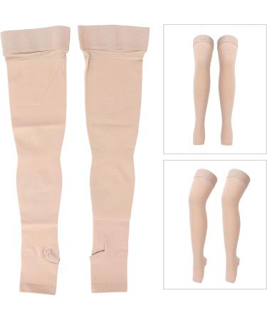 High Compression Breathable Elastic Compression Socks - X-Large Open Toe Stockings for Outdoor Sports - Buy Online on SooperMarket.com