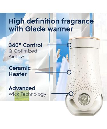 Glade PlugIns Clean Linen Scented Essential Oils Refills for Home & Bathroom - 1.34 Fl Oz (2 Count) - Buy Online on SooperMarket.com
