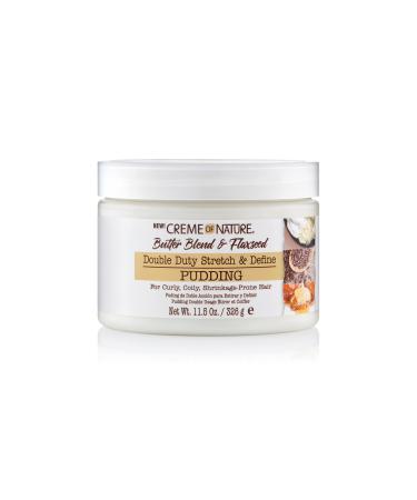 Curl Definition Pudding by Creme of Nature  Butter Blend  Argan Oil  Flaxseed Oil  Anti Frizz  11.5 Oz