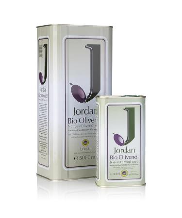 Premium Jordan Bio Olive Oil - 1L Canister | Authentic Greek Cold-Extracted Olive Oil from Lesbos | Handpicked & Certified - Buy Online on SooperMarket.com
