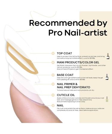 Modelones 15ml Gel Base and Top Coat Set with Cuticle Oil - Nail Treatment Trio - Buy Online on SooperMarket.com