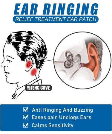 Organic Tinnitus Relief Patch | Lightweight Earache Relief for Adults | Travel-Friendly Tinnitus Sticker - Buy Online on SooperMarket.com