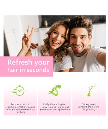 Dry Shampoo for Women - Travel Size Oil Absorbing Powder Non-Aerosol Brunette Formula 200ml - Refresh Hair Instantly Benzene-Free All Hair Types - Buy Online on SooperMarket.com