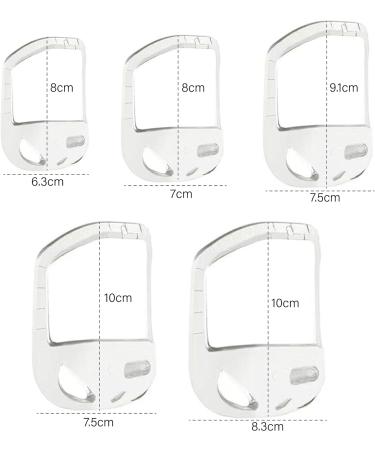 DADYOUPIN Goatee Styling Templates Set - 5 Sizes | Beard Trimming Stencils & Tools for Men's Trendy Goatee Styles - Buy Online on SooperMarket.com