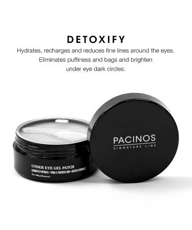 Pacinos Under Eye Gel Patches - 60 pcs | Eliminate Puffiness, Smooth Wrinkles, Brighten Darkness | Vitamin E & B5, Organic, Promotes Collagen - Buy Online on SooperMarket.com