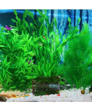 Ctpeng 3-Piece Plastic Aquarium Plants (24-32 cm) | XL Green Aquarium Decoration for Stunning Aquascapes - International Shipping Available - Buy Online on SooperMarket.com