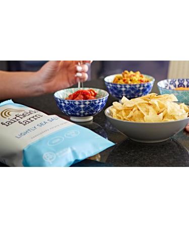 Fairfields Farm Crisps Lightly Sea Salted Hand Cooked Potato Crisps 40g | Pack of 10 - Buy Online on SooperMarket.com