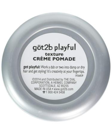 Got2B Playful Texturizing Creme Pomade 2 Oz (Pack of 3) - Set of 3 Hair Styling Pomades - Buy Online on SooperMarket.com