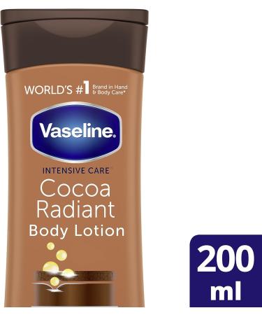 Vaseline Intensive Care Cocoa Radiant Body Lotion with ultra-hydrating lipids and pure cocoa butter for dry skin 200 ml (Pack of 4) 200 g (Pack of 4) Cocoa Radiant Body Lotion 200ml - Buy Online on SooperMarket.com
