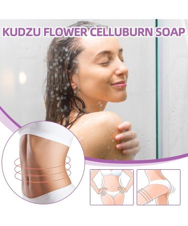 Kudzu Flower Soap 3PCS - Natural Organic Anti-Cellulite Bath Soap for All Skin Types - Buy Online on SooperMarket.com