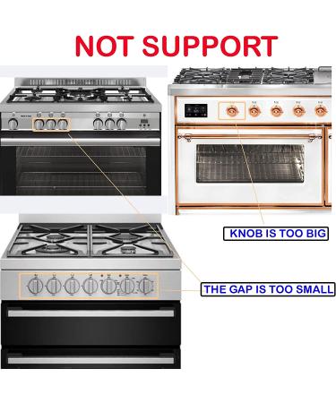 5PCS Gas Stove Knob Covers - Child Safety Transparent Guard w/ Strong Adhesive - Buy Online on SooperMarket.com