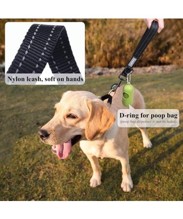 VIVAGLORY Short Dog Lead - 32cm Black | Short Traffic & Training Lead for Medium & Large Dogs - Buy Online on SooperMarket.com