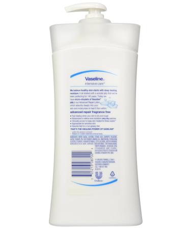 Vaseline Intensive Rescue Repairing Moisture Lotion 20.3 oz - Fragrance Free Deep Hydration for Dry Skin | Buy Online Internationally - Buy Online on SooperMarket.com