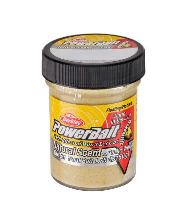 Berkley PowerBait Natural Glitter Trout Dough Fishing Bait , 1.8 oz
