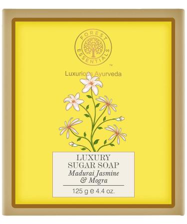 Forest Essentials Jasmine and Mogra Luxury Sugar Soap 125g