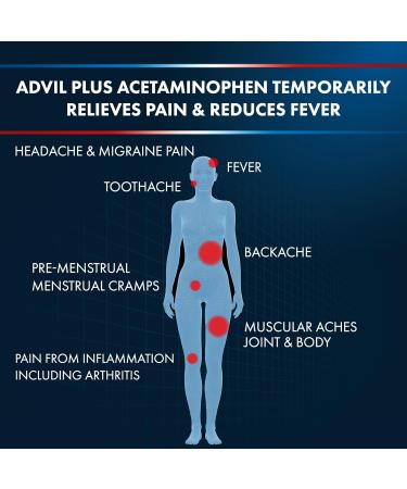 Advil Plus Acetaminophen 36 tablets - Buy Online on SooperMarket.com