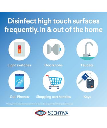Clorox Scentiva Cleaning Wipes | Pacific Breeze & Coconut Scent | 75 Count - Buy Online on SooperMarket.com