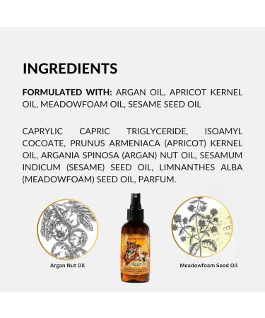Buy Apricot Brandy Argan Body Oil 120 ML | Nourishing & Hydrating | International Shipping - Buy Online on SooperMarket.com