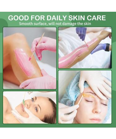 Wooden Wax Sticks Eyebrow Lip Nose Waxing Sticks Small Wax Spatulas Applicator Wood Craft Sticks for Hair Removal and Smooth Skin Spa and Home Usage (300PCS) - Buy Online on SooperMarket.com