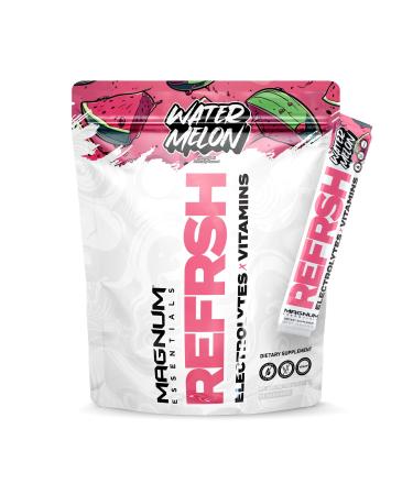 Magnum Essentials REFRSH Electrolytes x Vitamins 15 Serving Bag - Water Melon Watermelon