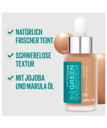 Maybelline Green Edition Superdrop Tinted Oil Adjustable Natural Coverage Vegan Formula Shop Internationally - Buy Online on SooperMarket.com