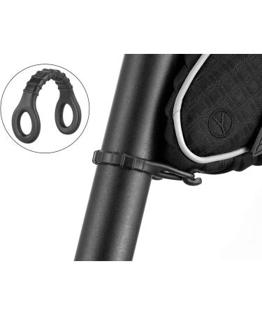 ROCKBROS Bike Seat Bag - 3D Shell Cycling Saddle Pack for Mountain & Road Bikes, Black - Buy Online on SooperMarket.com