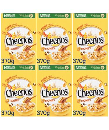 Cheerios Honey Cereal 370g - Pack of 6