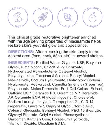 Replenix Age Restore Brightening Moisturizer 1.7 oz - Hyaluronic Acid Oil-Free Anti-Aging Facial Lotion - Buy Online on SooperMarket.com