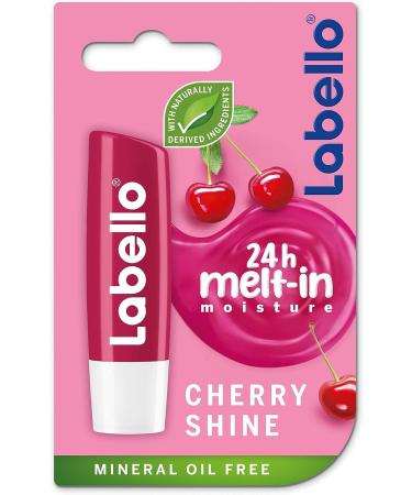 Labello Cherry Fruity Shine Lip Balm Stick SPF 10 | Beauty Care for Soft & Smooth Lips - Buy Online on SooperMarket.com