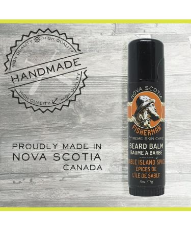 Buy Nova Scotia Fisherman Beard Balm - Non-Greasy Vegetarian Natural Ingredients Sable Island Spice | 17g | Prevent Dry Skin & Breakouts Internationally - Buy Online on SooperMarket.com