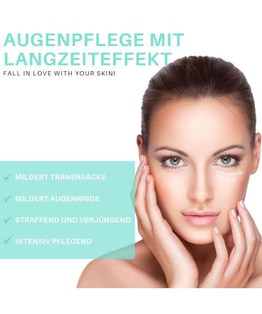 Verdoy Eye Serum for Dark Circles & Wrinkles - Anti-Fold Smoothing Eye Care with White Tea & Peptides - Made in Germany - Buy Online on SooperMarket.com