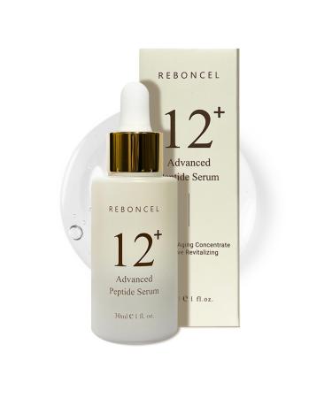 12+ Advanced Peptide Collagen Serum for Wrinkles Elasticity Korean skincare Anti-aging concentrated face serum (1 Fl.oz 30mL)