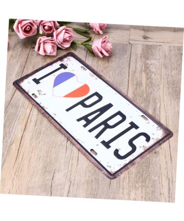 ABOOFAN Emblems Vintage Signs for Sale Out Door Decor Outdoor Metal Decor Iron Painting The Sign Iron Mark - Buy Online on SooperMarket.com
