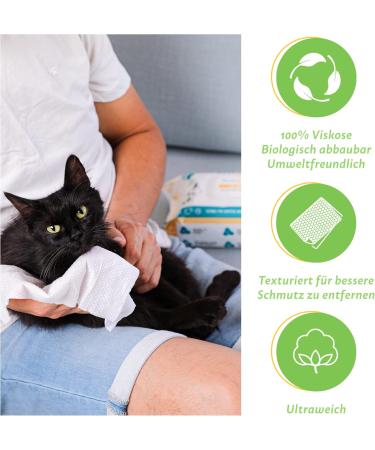 FIRSTPAW XXL Nursing Towels for Dogs - 100 Biodegradable Hypoallergenic Cleaning Cloths with Aloe Vera - Perfect for Eyes Ears & Paws - Buy Online on SooperMarket.com