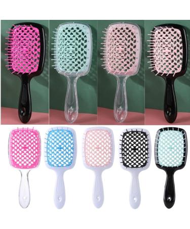 Comb Fluffy Shaped Comb Mesh Comb Wide Tooth Air Cushion Comb Massage Hair Brush Styling Tool Wide Tooth Comb (Color : Black Red) - Buy Online on SooperMarket.com