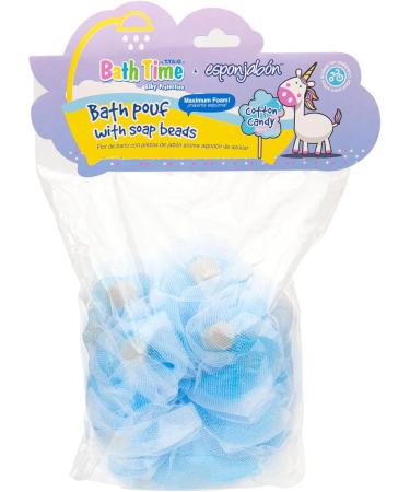 Buy T.Taio Esponjabon Loofah Body Wash Ball - Cotton Candy Scented Bath Puff for Kids | Shop Internationally - Buy Online on SooperMarket.com