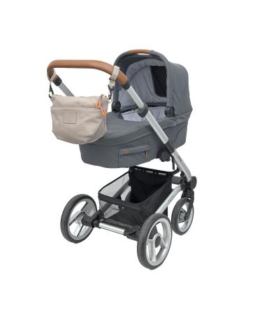 L SSIG Baby Stroller Organizer Shoulder Bag | GRE Buggy Bum Bag - Humus Brown | International Shipping Available - Buy Online on SooperMarket.com