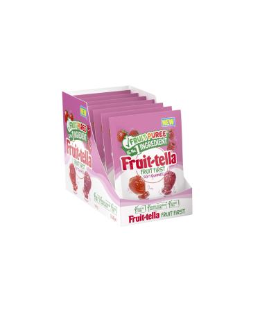 Fruittella Fruit First Strawberry & Raspberry 140 g (Pack of 7)