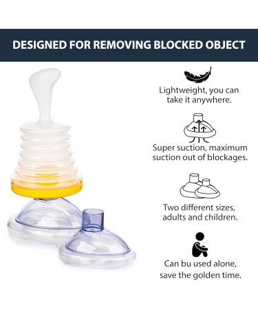 MeasuPro Portable Choking Rescue Device for Children & Adults - Quick First Aid Kit with Airway Suction and Carry Bag Ensuring Safety - Buy Online on SooperMarket.com
