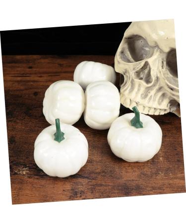 ABOOFAN 30 Pcs Halloween Simulation Pumpkin Hand Decor Paintable Pumpkin Decor Fake Pumpkin Fake Foam Pumpkins Pumpkin Toys Mini Pumpkin Unfinished Pumpkin Little Vacation Artificial White - Buy Online on SooperMarket.com
