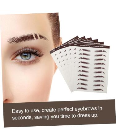 Baluue 36 Pcs Eyebrow Stickers Brow Shaper Makeup Stickers 4d Broken Eyebrows Hair 6 Transfer Paper - Buy Online on SooperMarket.com