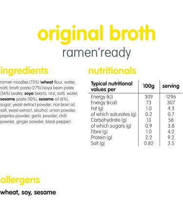 itsu ramen ready original broth - ribbon tied ramen noodles multipack with authentic broth (6 Pack x 86g) - Buy Online on SooperMarket.com