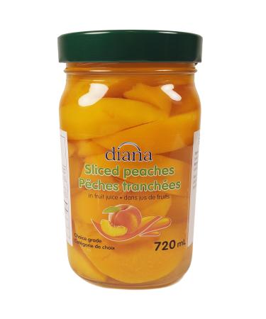 Diana Sliced Peaches in Fruit Juice 720 ml Product of Greece